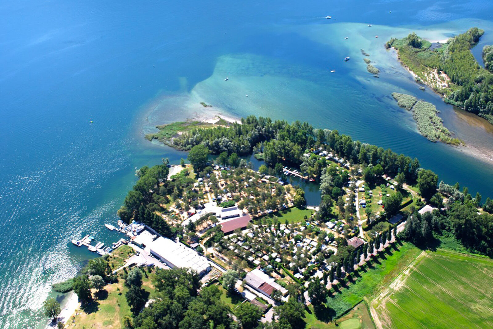 Der Campingplatz «Camping Delta» bei Locarno.